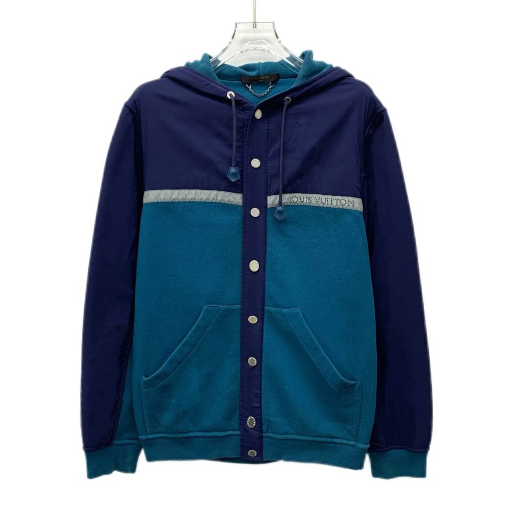 DM0114 Louis Vuitton Hooded Button-Up Jacket